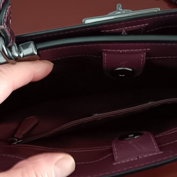 Coach leather lane carryall  satchel - Picture 10 of 16